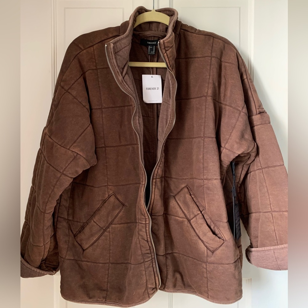 NWT Forever 21 quilted jacket